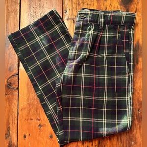 Mini Boden Kids' Plaid Pleated
Smart Trousers WORN ONCE!!!